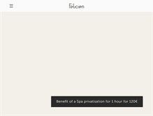 Tablet Screenshot of hotelfelicienparis.com